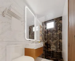 Phòng tắm - Biệt thự Long Thành - Phong cách Modern 
