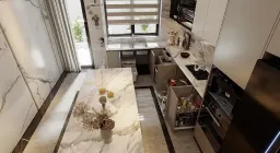 Phòng bếp - Biệt thự Long Thành - Phong cách Modern 