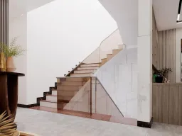 Cầu thang - Biệt thự Long Thành - Phong cách Modern 