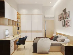 Phòng ngủ - Nhà phố Bình Dương - Phong cách Modern + Scandinavian 