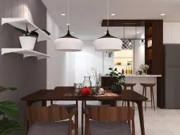 Phòng ăn - Căn hộ Scenic Valley Phú Mỹ Hưng - Phong cách Modern 