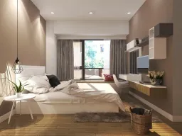 Phòng ngủ - Căn hộ Scenic Valley Phú Mỹ Hưng - Phong cách Modern 