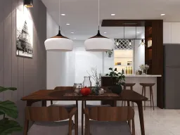 Phòng ăn - Căn hộ Scenic Valley Phú Mỹ Hưng - Phong cách Modern 