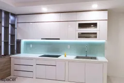 Phòng bếp - Hệ tủ bếp Nhà Quận 12 - Phong cách Modern 