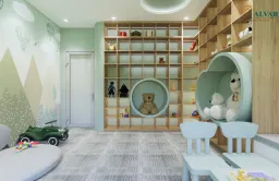 Phòng cho bé - Phòng cho bé Nhà phố Bình Phước - Phong cách Modern 