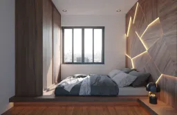 Phòng ngủ - Căn hộ Opal Thủ Đức - Phong cách Modern 