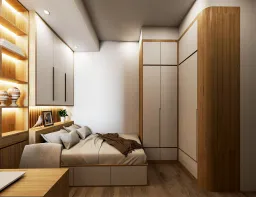 Phòng ngủ - Concept Căn hộ phong cách Scandinavian 