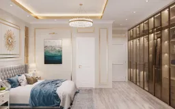 Phòng ngủ - Nhà phố Tân Hòa, Dĩ An - Phong cách Neo Classic 