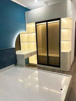 Phòng ngủ - Căn hộ chung cư Celadon Tân Phú 95m2 - Phong cách Color Block 