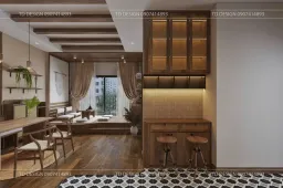 Phòng bếp - Concept Căn hộ nhà anh Hiếu 78m2 - Phong cách Wabi Sabi 