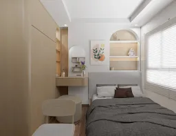 Phòng ngủ - Concept Căn hộ Chung cư River Sài Gòn - Phong cách Scandinavian 