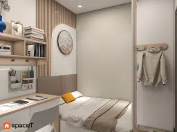 Phòng ngủ - Concept Nhà phố Cần Giờ - Phong cách Modern 