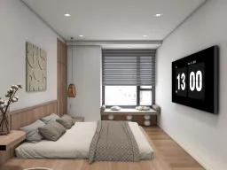 Phòng ngủ - Concept Căn hộ chung cư Bình Thạnh 75m2 - Phong cách Japandi 