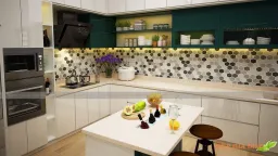 Phòng bếp - Concept Nhà phố phong cách Modern 