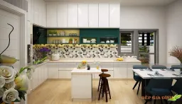 Phòng bếp - Concept Nhà phố phong cách Modern 