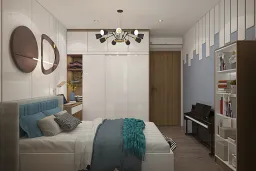 Phòng ngủ - Căn hộ Vinhome Grand Park Quận 9 - Phong cách Modern 