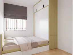 Phòng ngủ - Căn hộ Mỹ Thuận Quận 8 - Phong cách Modern 