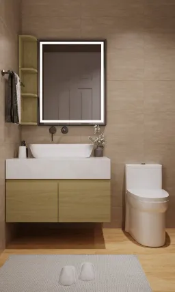 Phòng tắm - Căn hộ Mỹ Thuận Quận 8 - Phong cách Modern 