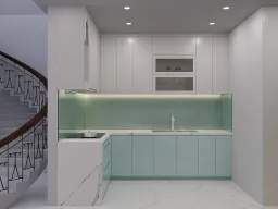 Phòng bếp - Nhà Phố Phú Nhuận - Phong cách Modern 