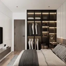 Phòng ngủ - Concept căn hộ Studio - Phong cách Modern 
