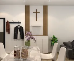 Phòng ăn - Concept căn hộ The Antonia - Phú Mỹ Hưng - Phong cách Modern 