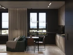 Phòng bếp - Concept căn hộ - Phong cách Minimalism số 3 