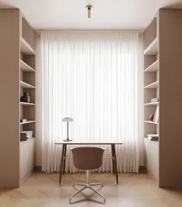 Phòng làm việc - Concept căn hộ - Phong cách Japandi số 1 