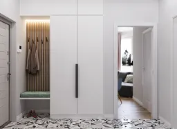 Phòng ngủ - Concept căn hộ - Phong cách Scandinavian & Color Block 