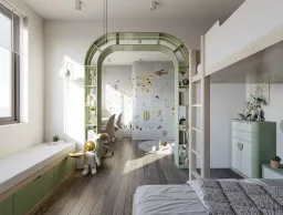 Phòng ngủ - Concept căn hộ - Phong cách Japandi số 2 