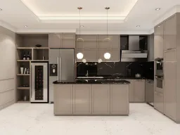 Phòng bếp - Concept căn hộ - Phong cách Neo Classic 