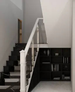 Cầu thang - Concept căn hộ - Phong cách Neo Classic 
