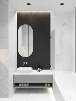 Phòng tắm - Concept căn hộ - Phong cách Neo Classic & Minimalism số 1 