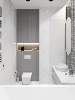 Phòng tắm - Concept căn hộ - Phong cách Neo Classic & Minimalism số 1 