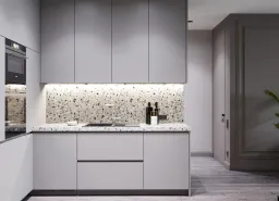 Phòng bếp - Concept căn hộ - Phong cách Neo Classic & Minimalism số 1 