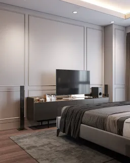 Phòng ngủ - Concept căn hộ - Phong cách Neo Classic & Minimalism số 2 