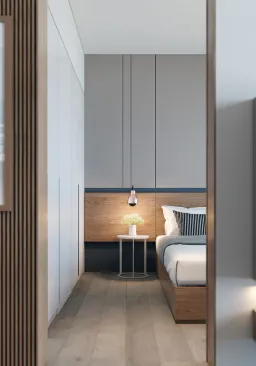 Phòng ngủ - Concept thiết kế 3D căn hộ - Phong cách Minimalism số 2 