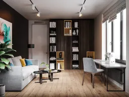 Phòng làm việc - Concept căn hộ - Phong cách Modern số 3 