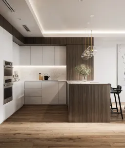 Phòng bếp - Concept căn hộ - Phong cách Modern số 3 