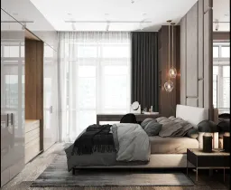 Phòng ngủ - Concept căn hộ phong cách Modern số 1 