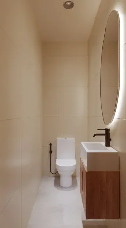Phòng tắm - Concept nhà phố chị Linh Quận 9 - Phong cách Modern 