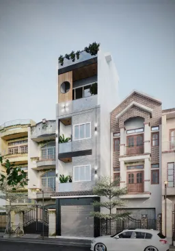 Concept nhà phố chị Trang Bình Tân - Phong cách Modern