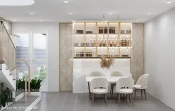 Phòng ăn - Concept biệt thự AX FILM Bình Dương - Phong cách Modern 