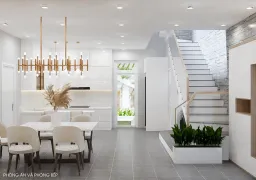 Phòng bếp - Concept biệt thự AX FILM Bình Dương - Phong cách Modern 