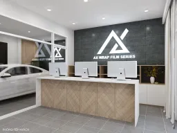 Phòng làm việc - Concept biệt thự AX FILM Bình Dương - Phong cách Modern 