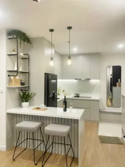 Phòng bếp - Căn hộ anh An Gò Vấp - Phong cách Modern 