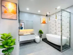 Phòng tắm - Nhà phố anh Thảo Bình Thạnh - Phong cách Modern 
