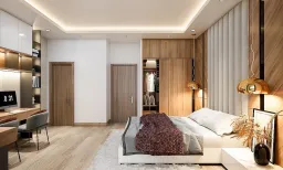 Phòng ngủ - Concept nhà phố chị Linh, quận 12 - Phong cách Modern 