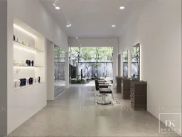 Concept thiết kế HEAU SALON quận 2 - Phong cách Modern x Korean