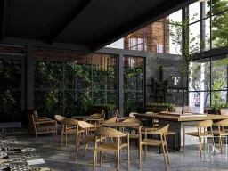 Concept thiết kế quán The Fairy Coffee Tân Phú - Phong cách Modern x Industrial