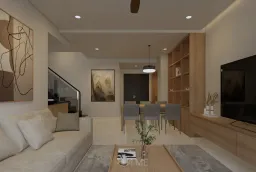 Phòng khách - Concept thiết kế căn hộ Sunrise City - Phong cách Minimalist 